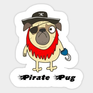 Cute Pug lover Sticker